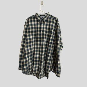 TOMMY HILFIGER | PLAID| SIZE: XL | BUTTON UP | 100% COTTON | EXCELLENT CONDITION